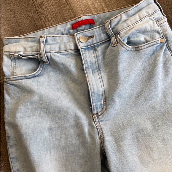 High Waisted Distressed Jeans Bundle - Light Wash & Gray Wash Denim - Picture 4 of 14